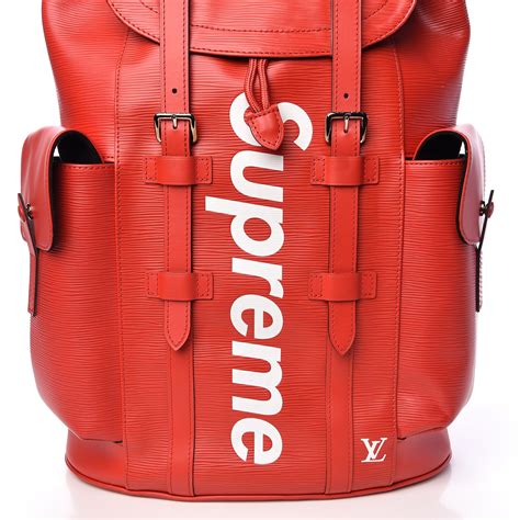 supreme lv christopher backpack|supreme x Louis Vuitton collection.